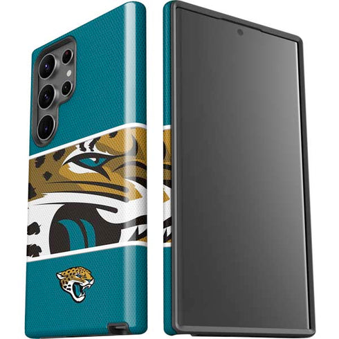 NFL Jacksonville Jaguars Zone Block Galaxy S23 Ultra Pro Case
