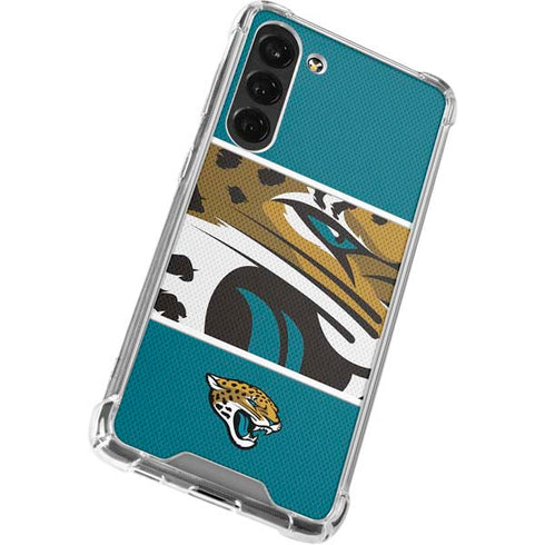 NFL Jacksonville Jaguars Zone Block Galaxy S24 FE Clear Case