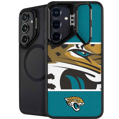 NFL Jacksonville Jaguars Zone Block Galaxy S25 Kickstand Case