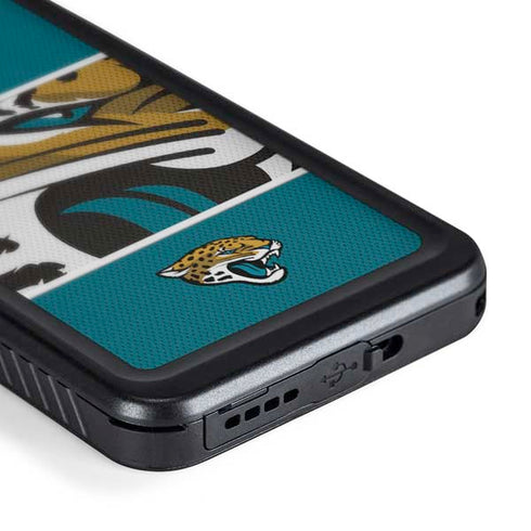 NFL Jacksonville Jaguars Zone Block Galaxy S24 Plus Waterproof Case