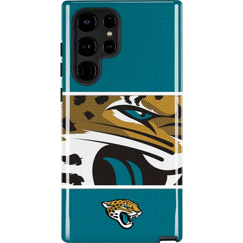 NFL Jacksonville Jaguars Zone Block Galaxy S25 Ultra Impact Case