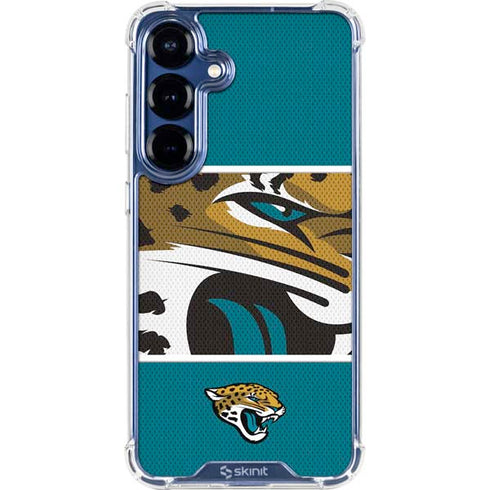 NFL Jacksonville Jaguars Zone Block Galaxy S25 Clear Case
