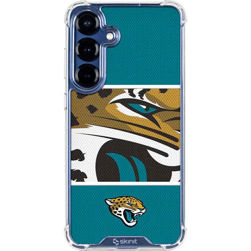 NFL Jacksonville Jaguars Zone Block Galaxy S25 Plus Clear Case