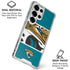 NFL Jacksonville Jaguars Zone Block Galaxy S25 Ultra Clear Case
