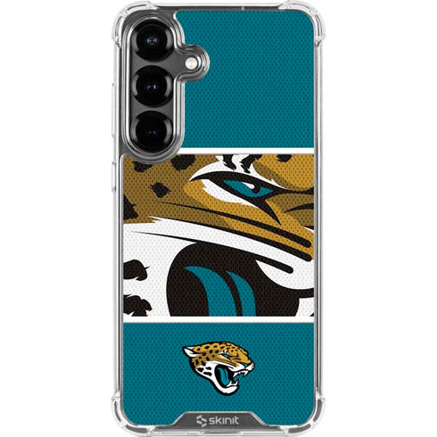 NFL Jacksonville Jaguars Zone Block Galaxy S26 Plus Clear Case