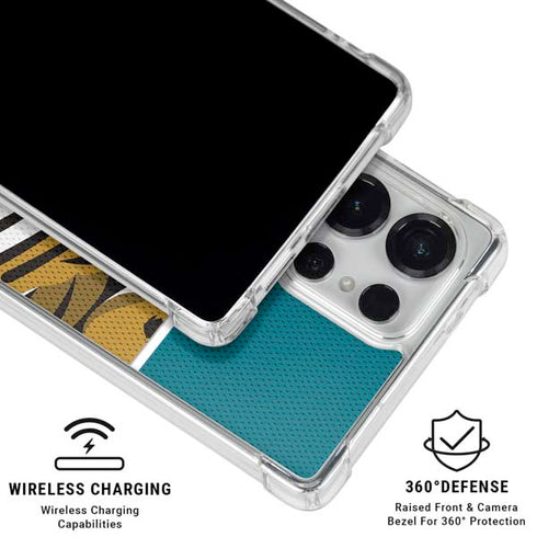 NFL Jacksonville Jaguars Zone Block Galaxy S26 Ultra Clear Case