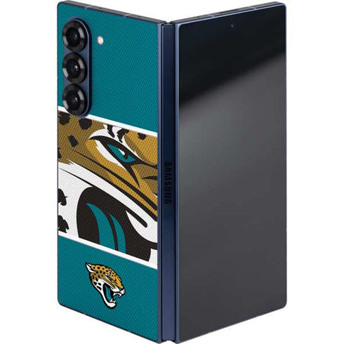 NFL Jacksonville Jaguars Zone Block Galaxy Z Fold6 Skin