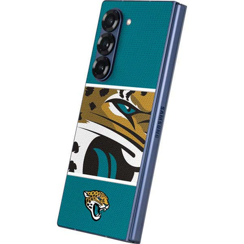 NFL Jacksonville Jaguars Zone Block Galaxy Z Fold6 Skin