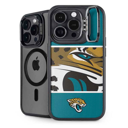 NFL Jacksonville Jaguars Zone Block iPhone 13 Pro Max Kickstand Case