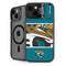 NFL Jacksonville Jaguars Zone Block iPhone 15 Kickstand Case