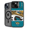 NFL Jacksonville Jaguars Zone Block iPhone 15 Plus Kickstand Case
