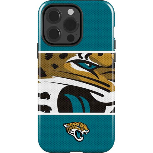 NFL Jacksonville Jaguars Zone Block iPhone 15 Pro Impact Case
