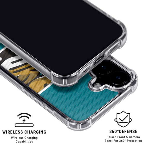 NFL Jacksonville Jaguars Zone Block iPhone 16 MagSafe Case