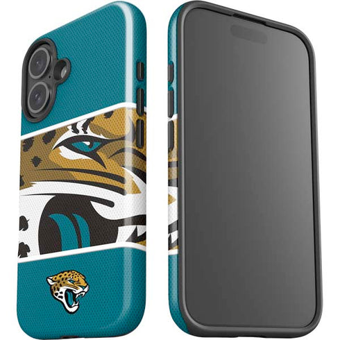 NFL Jacksonville Jaguars Zone Block iPhone 16 Plus Impact Case