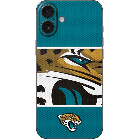 NFL Jacksonville Jaguars Zone Block iPhone 16 Plus Skin