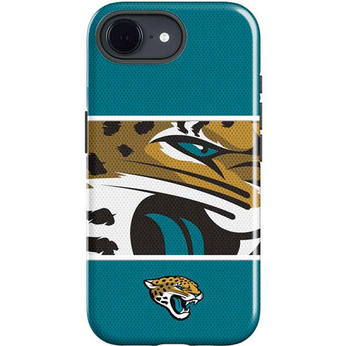 NFL Jacksonville Jaguars Zone Block iPhone 16e Impact Case