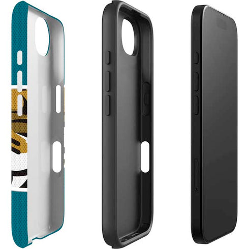 NFL Jacksonville Jaguars Zone Block iPhone 16e Impact Case