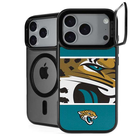 NFL Jacksonville Jaguars Zone Block iPhone 18 Pro Kickstand Case