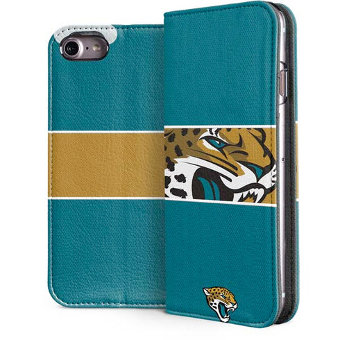NFL Jacksonville Jaguars Zone Block iPhone 7 Folio Case