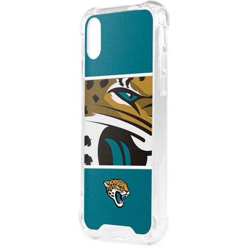 NFL Jacksonville Jaguars Zone Block iPhone XS Clear Case