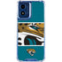NFL Jacksonville Jaguars Zone Block Moto G 5G (2024) Clear Case