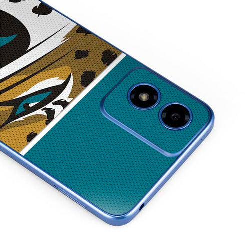NFL Jacksonville Jaguars Zone Block Moto G Play 4G (2024) Skin