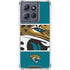 NFL Jacksonville Jaguars Zone Block Moto G Play 5G (2025) Clear Case