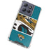 NFL Jacksonville Jaguars Zone Block Moto G Stylus 5G (2025) Clear Case