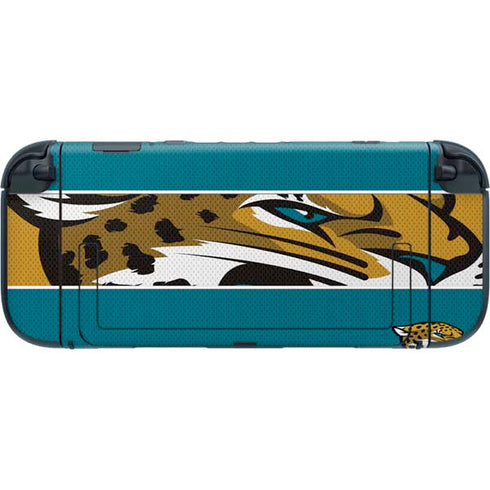 NFL Jacksonville Jaguars Zone Block Nintendo Switch 2 (2025) with Joy-Con Skin