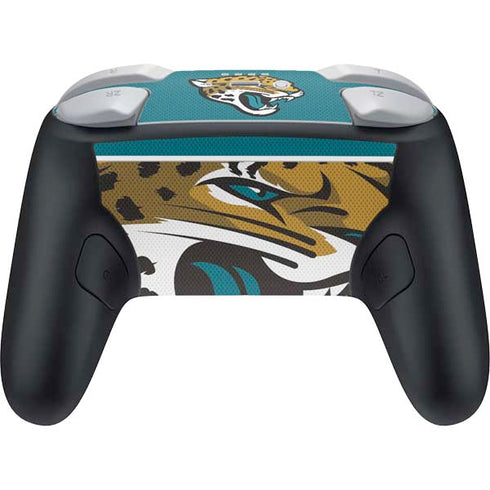 NFL Jacksonville Jaguars Zone Block Nintendo Switch 2 (2025) Pro Controller Skin