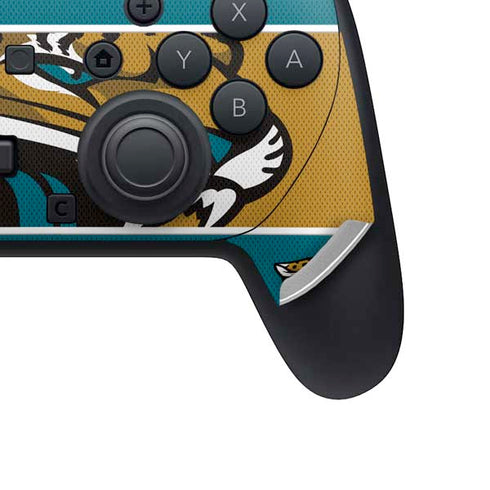 NFL Jacksonville Jaguars Zone Block Nintendo Switch 2 (2025) Pro Controller Skin