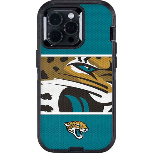 NFL Jacksonville Jaguars Zone Block Otterbox Defender iPhone Skin