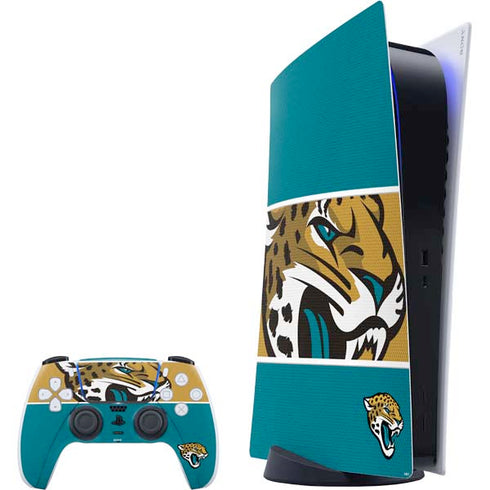 NFL Jacksonville Jaguars Zone Block PlayStation PS5 Skins
