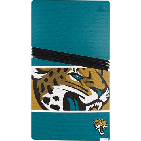 NFL Jacksonville Jaguars Zone Block PS5 Pro Console Skin
