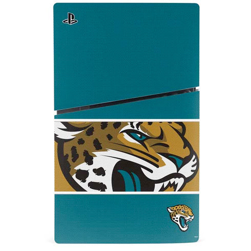 NFL Jacksonville Jaguars Zone Block PS5 Slim Digital Edition Console Skin