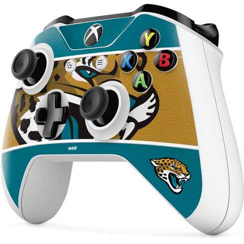 NFL Jacksonville Jaguars Zone Block Xbox One S All-Digital Edition Bundle Skin