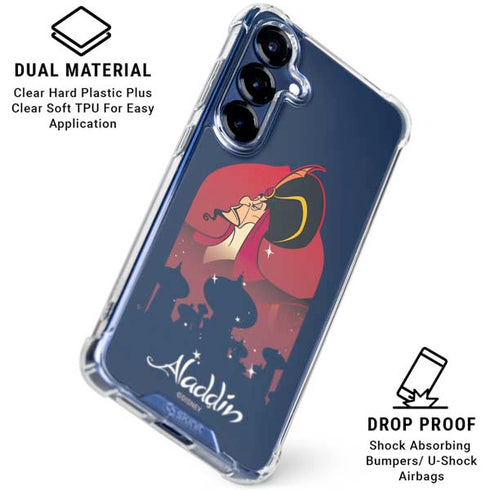 Disney Aladdin Jafar The Royal Vizier Galaxy S25 Plus Clear Case