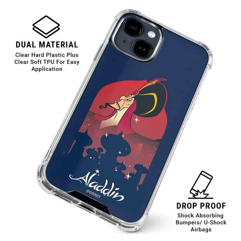 Disney Aladdin Jafar The Royal Vizier iPhone 15 Clear Case