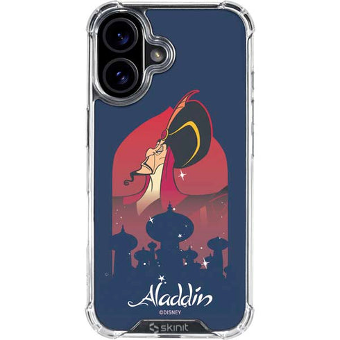 Disney Aladdin Jafar The Royal Vizier iPhone 16 Clear Case