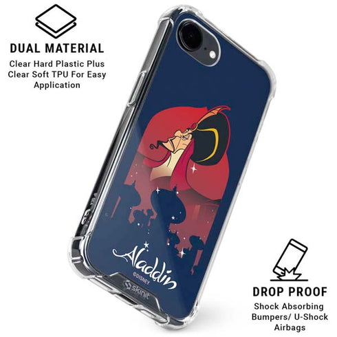 Disney Aladdin Jafar The Royal Vizier iPhone 16e Clear Case