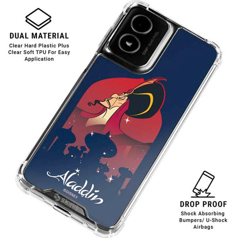 Disney Aladdin Jafar The Royal Vizier Moto G Power 5G (2024) Clear Case