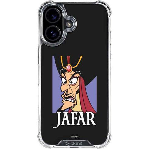 Disney Villains Jafar Portrait iPhone 16 Plus Clear Case