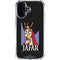 Disney Villains Jafar Portrait iPhone 16 Plus Clear Case