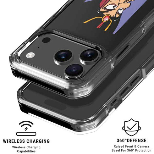 Disney Villains Jafar Portrait iPhone 18 Pro Clear Case
