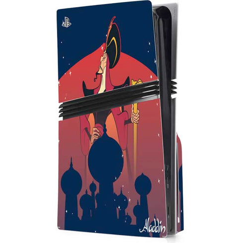 Disney Aladdin Jafar The Royal Vizier PS5 Pro Disk Console Skin