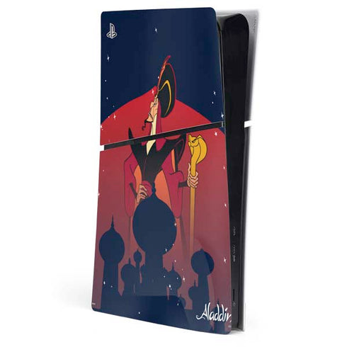 Disney Aladdin Jafar The Royal Vizier PS5 Slim Digital Edition Console Skin
