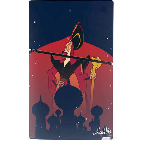 Disney Aladdin Jafar The Royal Vizier PS5 Slim Digital Edition Console Skin