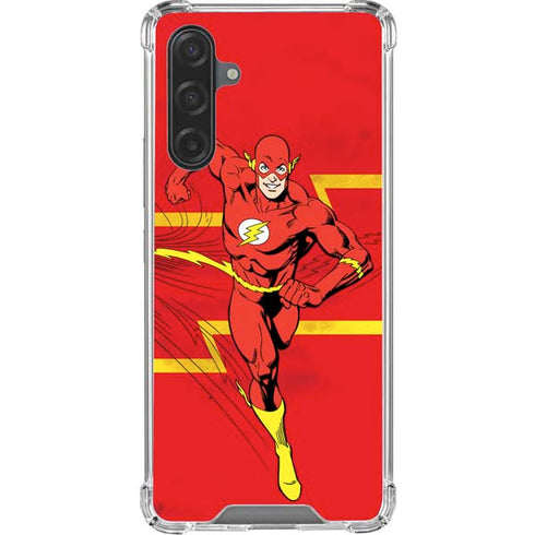 DC Comics Jagged Flash Galaxy A17 Clear Case