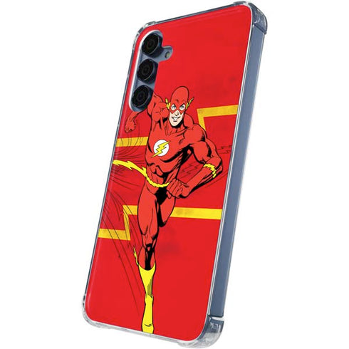DC Comics Jagged Flash Galaxy A35 5G Clear Case