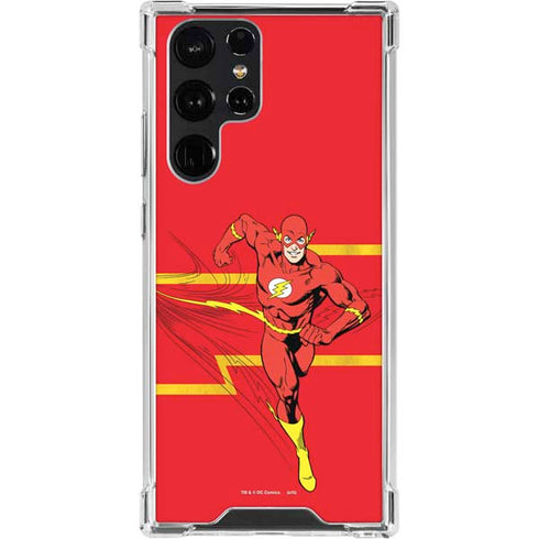 DC Comics Jagged Flash Galaxy S23 Ultra Clear Case